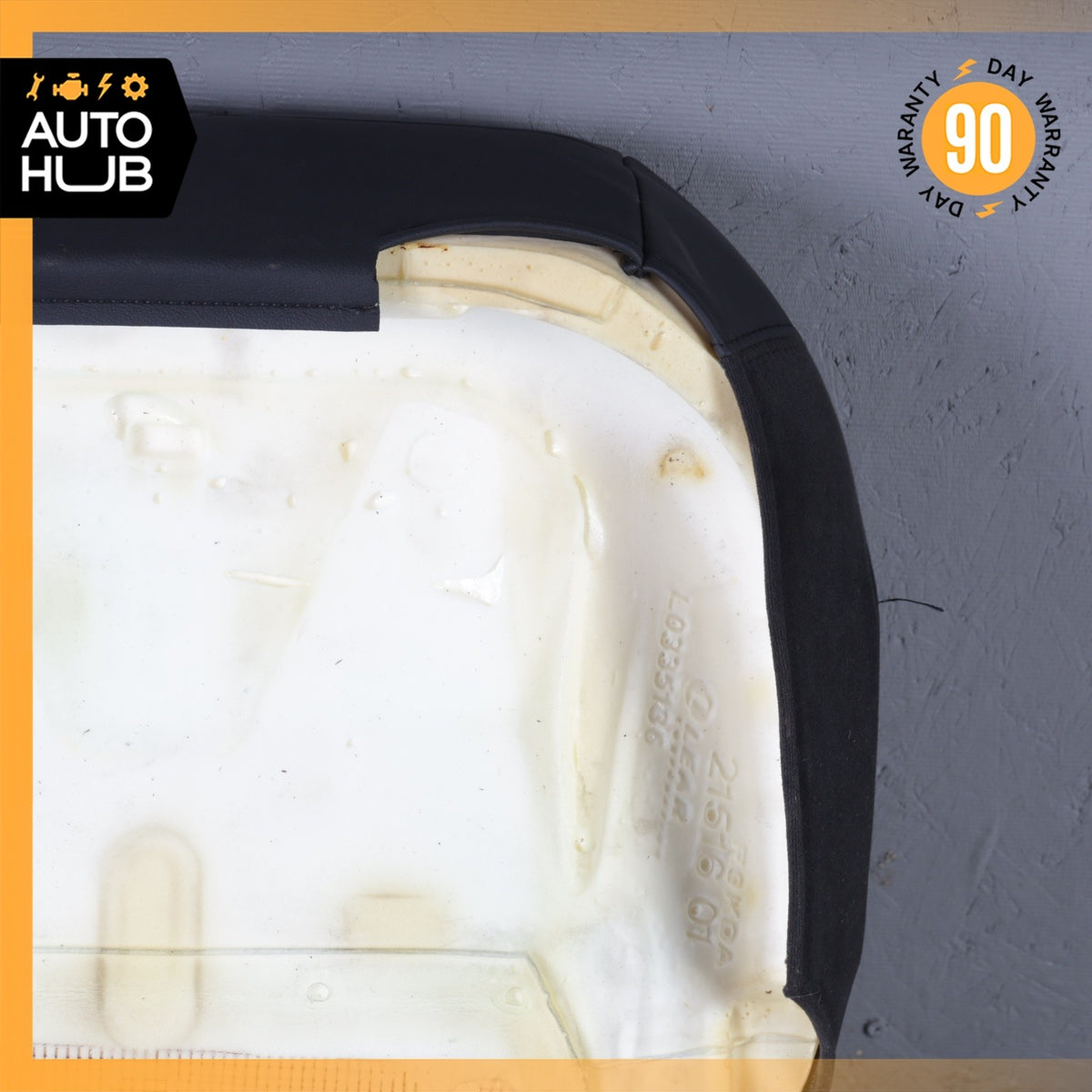 14-17 Jaguar X152 F-Type Right Passenger Side Lower Seat Cushion Black OEM - photo 13