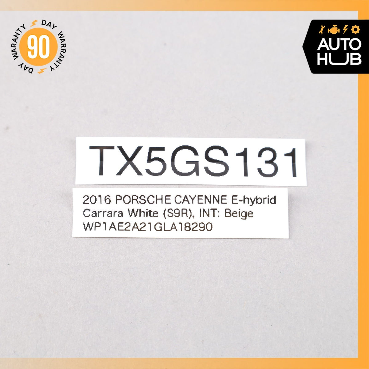 11-18 Porsche Cayenne 958 Electronic Parking Button Switch Black 7P5927225 OEM - photo 8