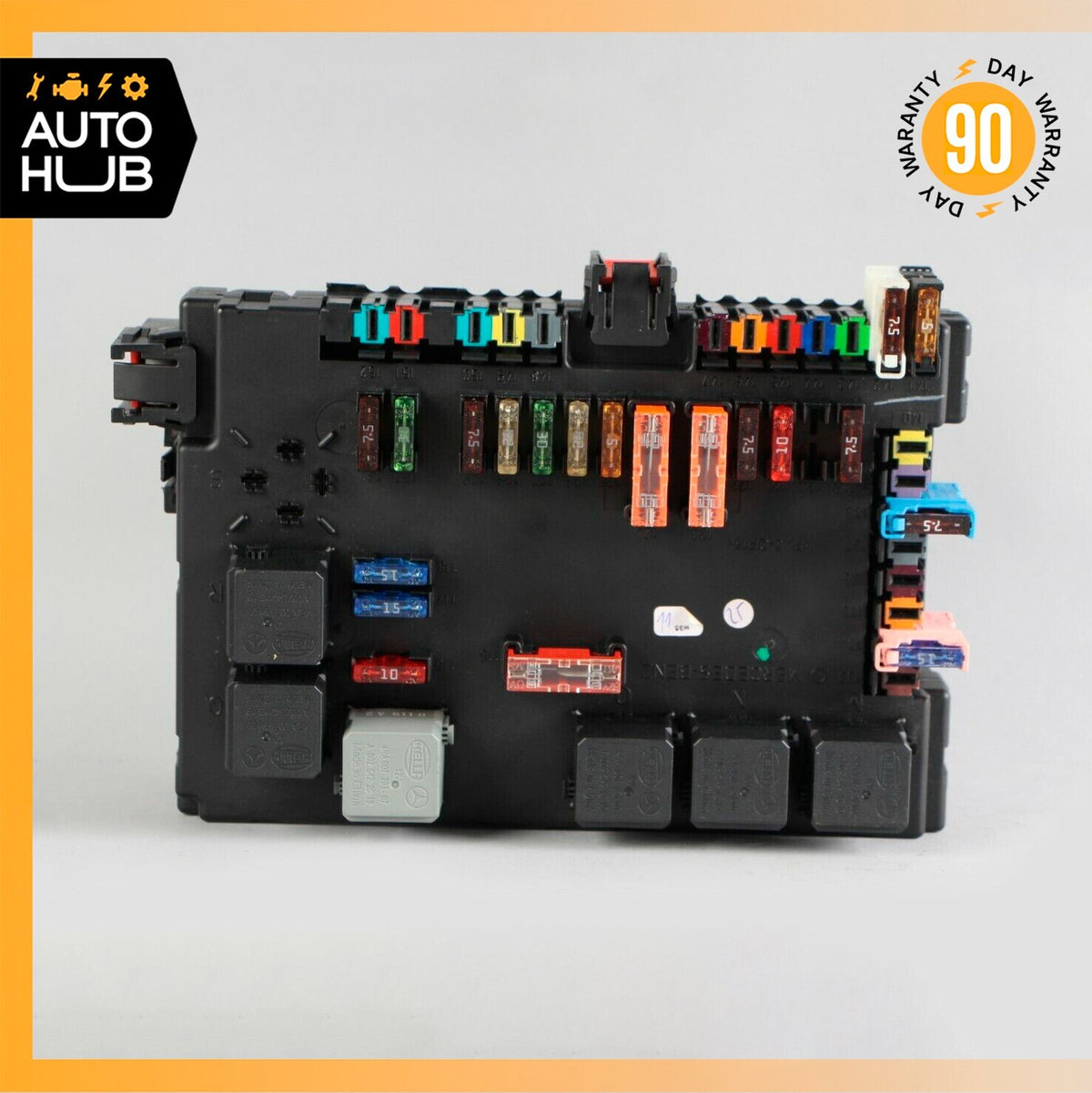 10-14 Mercedes W216 CL550 Rear Trunk Fuse Box Relay Control 2219067100 OEM 59k - photo 2