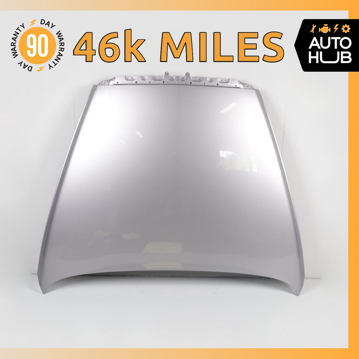 03-13 Bentley Continental GTC GT Hood Bonnet Cover Panel Assembly Silver OEM 46k - photo 1