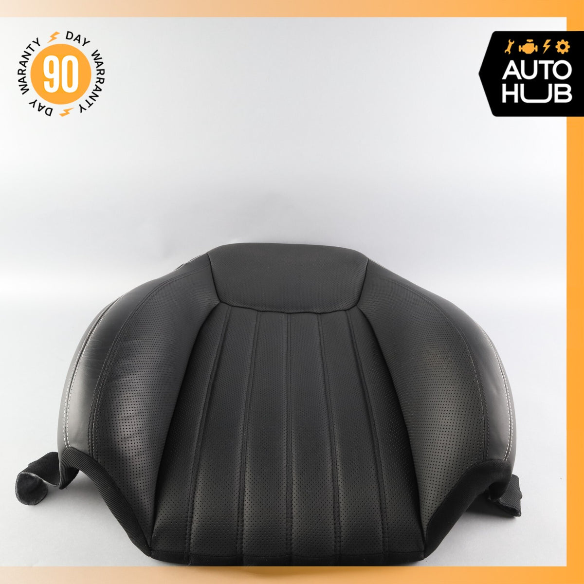 09-12 Mercedes R230 SL550 Top Upper Seat Cushion Right Side Nappa Black OEM 37k - photo 15