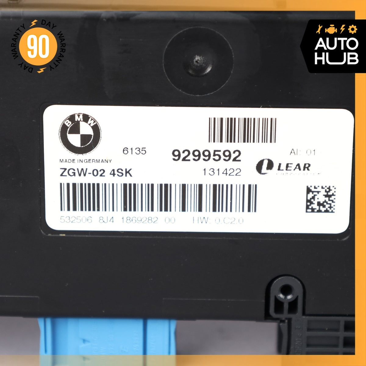 BMW F10 535i Central Gateway Control Module 61359299592 OEM - photo 8