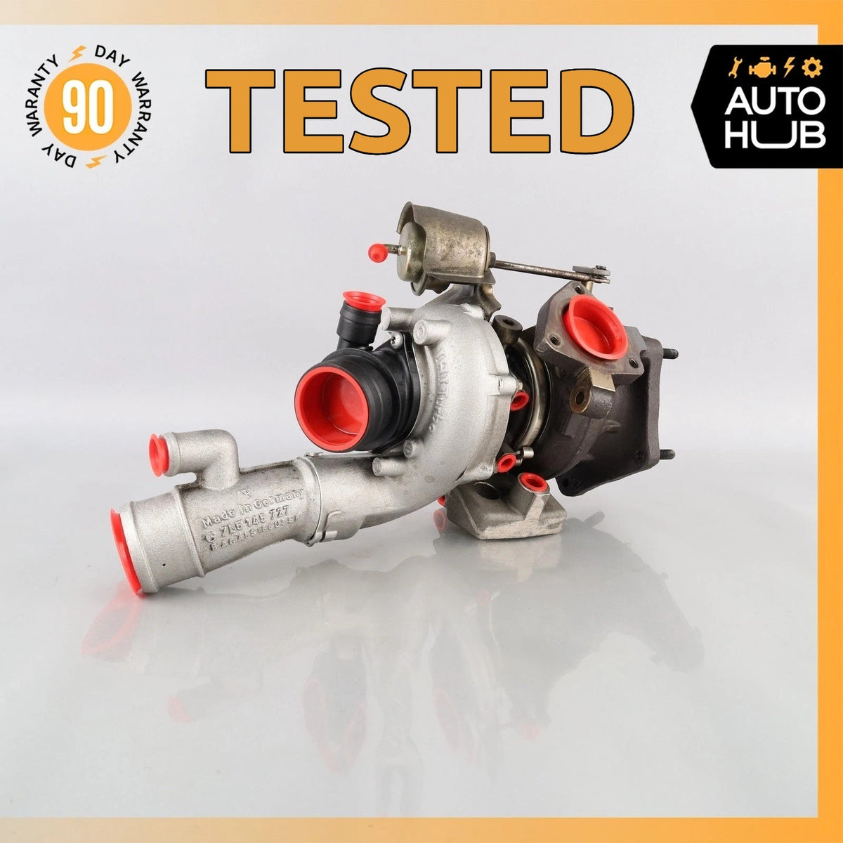 03-06 Porsche Cayenne 955 Turbo 4.5L V8 Left Turbocharger Turbo Charger OEM - photo 1