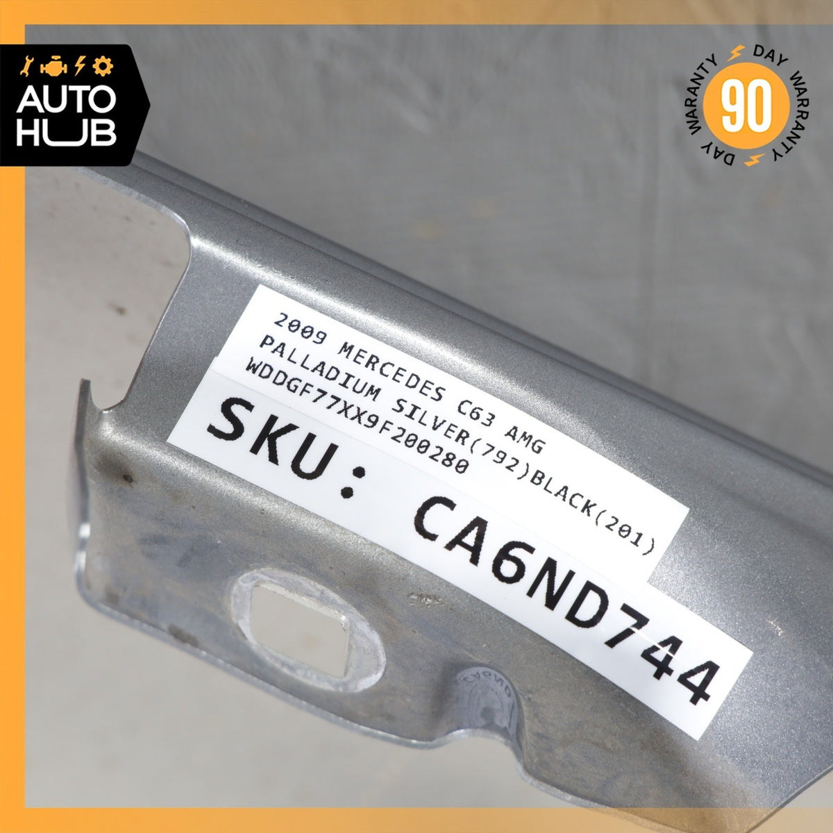 08-15 Mercedes W204 C63 AMG Left Driver Side Fender Assembly Silver OEM - photo 20