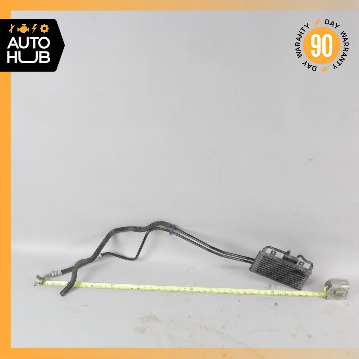 07-08 Mercedes W221 S600 CL600 Power Steering Oil Cooler Radiator w/ Lines OEM - photo 7