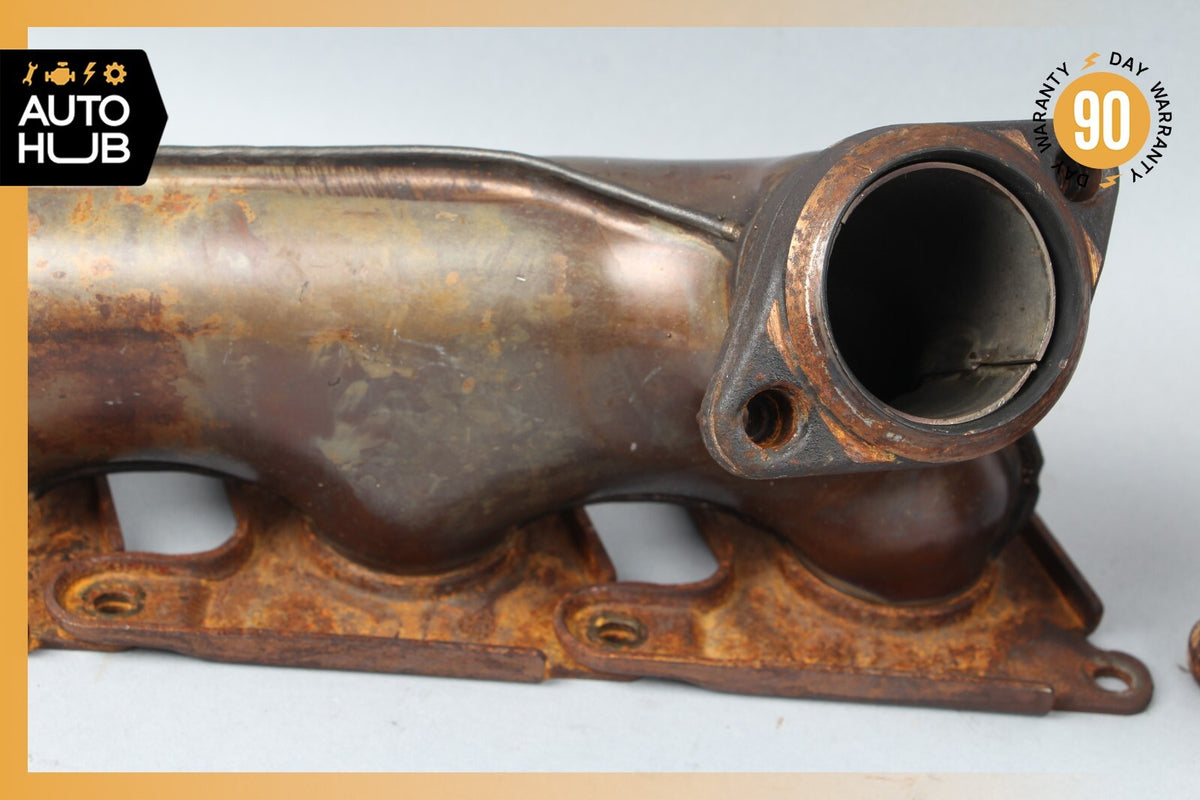 07-16 Mercedes R230 SL550 CLK550 5.5 V8 Exhaust Manifold Right and Left Set OEM - photo 3