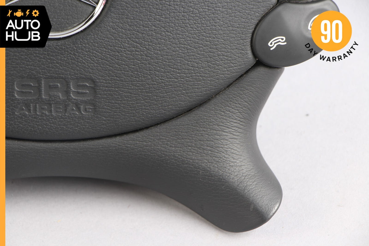 Mercedes R230 SL500 SL55 AMG CLK500 E350 Steering Wheel Airbag Air Bag Black OEM - photo 4