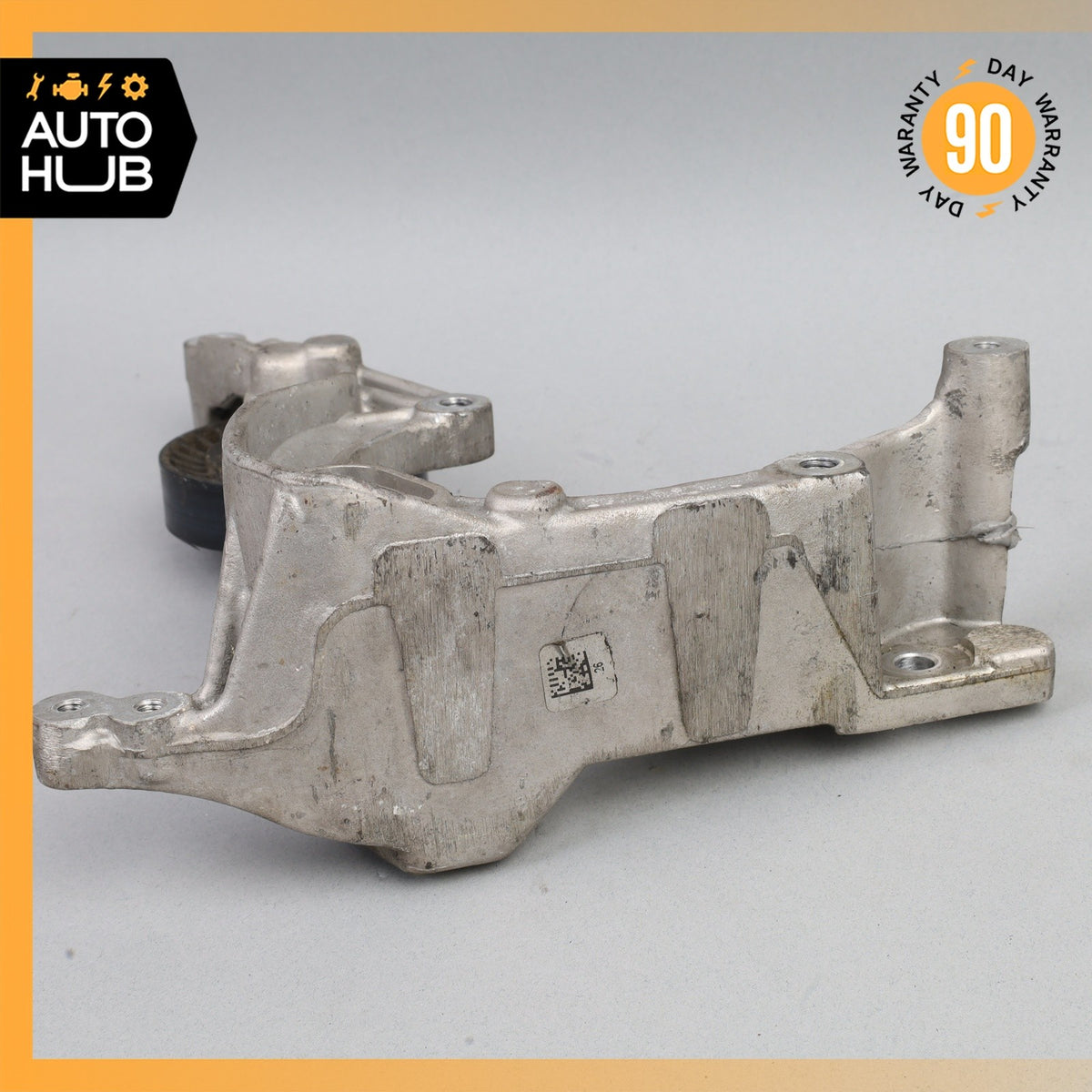 16-23 Mercedes W205 C63 AMG Engine Belt Tensioner Pulley Bracket OEM - photo 8