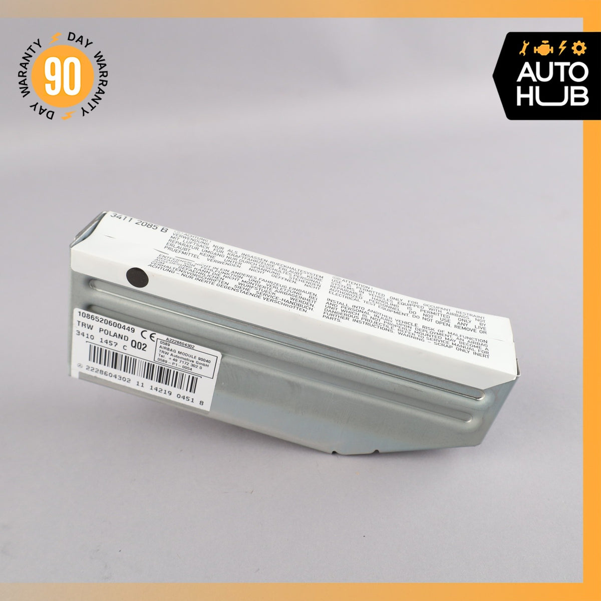 14-17 Mercedes W222 S550 S600 S550e Quarter Airbag Air Bag Rear Left Side OEM - photo 2