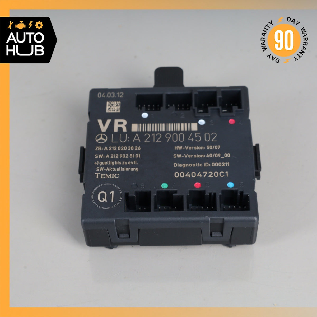 08-18 Mercedes W212 E350 C300 E400 Front Right Side Door Control Module OEM - photo 3