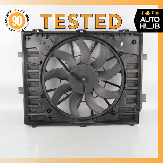11-18 Porsche Cayenne 958 GTS Engine Cooling Fan Assembly 7P0121207B OEM - photo 1