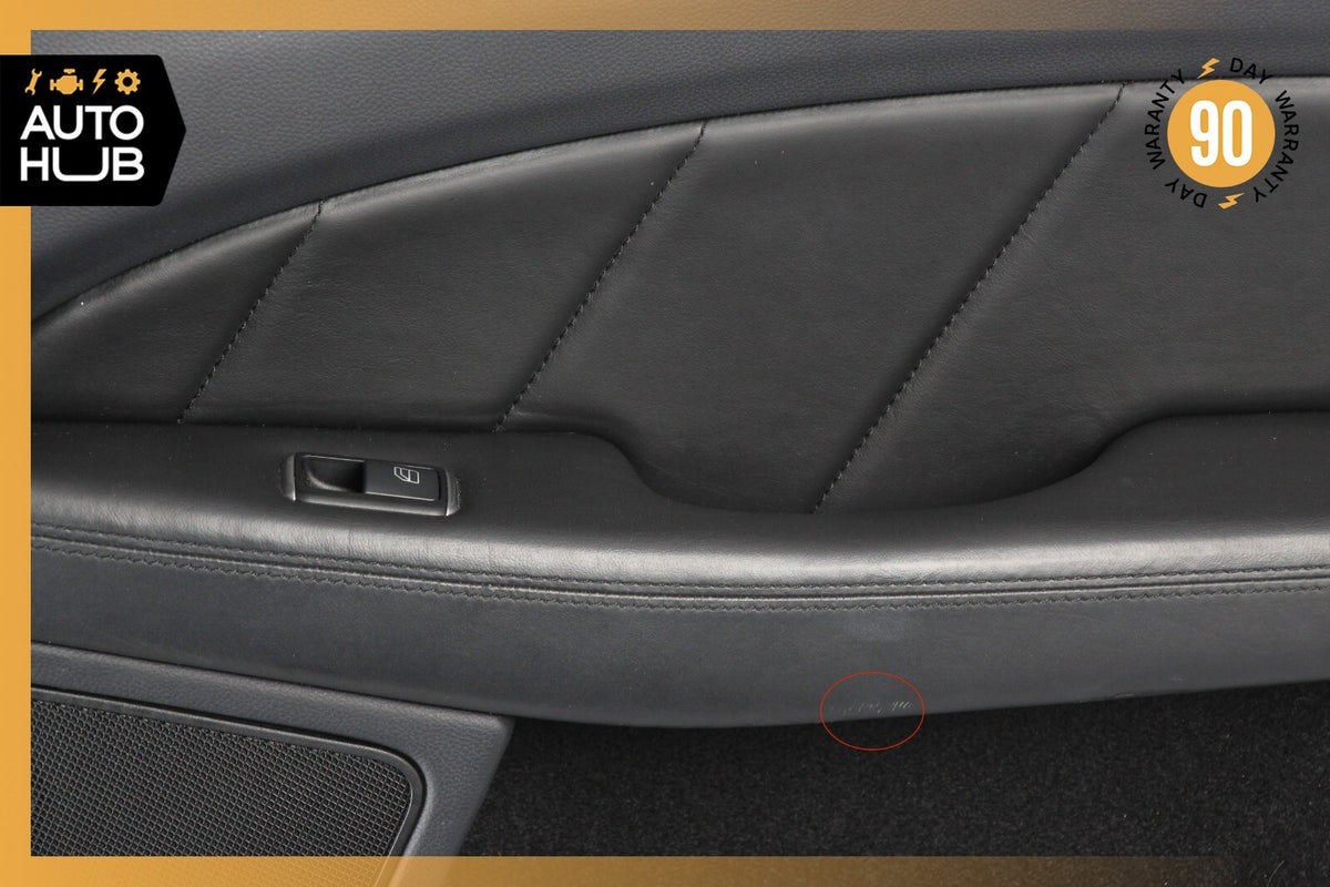 Mercedes W218 CLS63 AMG Rear Right Side Interior Door Panel Nappa Black OEM - photo 6