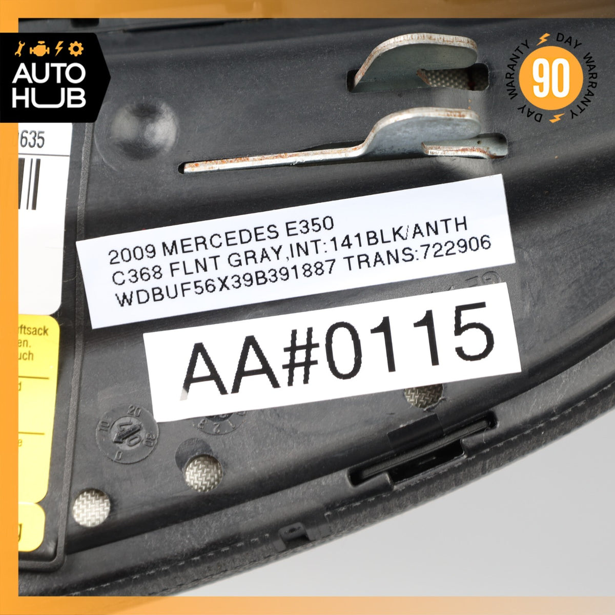 07-11 Mercedes W211 E350 CLS550 E320 Front Left Side Airbag Air Bag Black OEM - photo 14