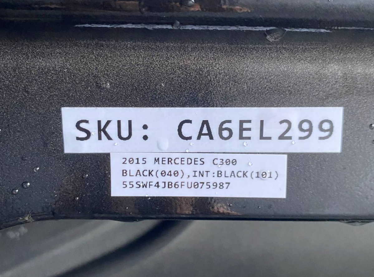 15-21 Mercedes W205 C300 C350e C400 C450 AMG Left Side Door Shell Black OEM 74k - photo 22