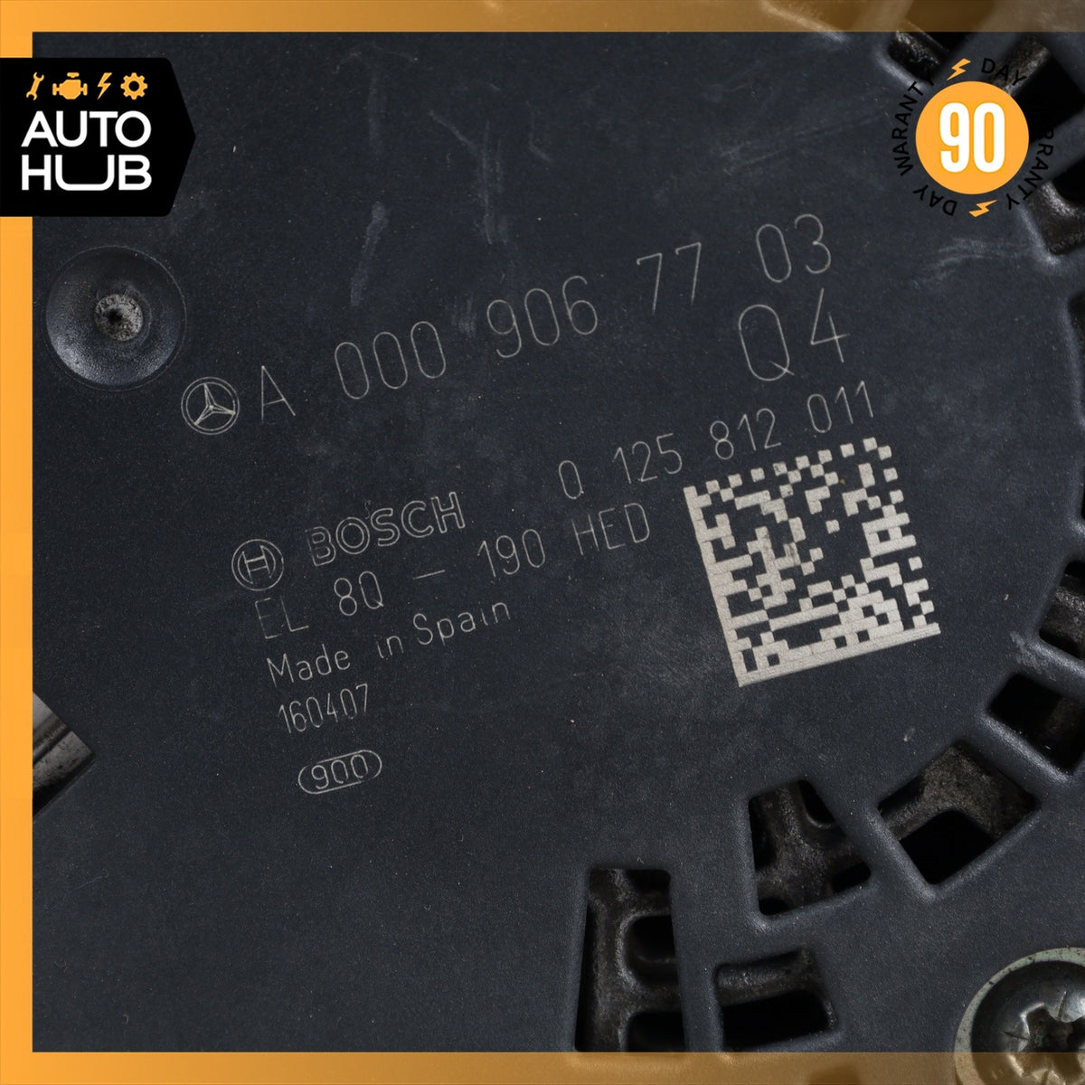 15-18 Mercedes W205 C300 GLC300 Generator Alternator 190 AMP OEM - photo 8