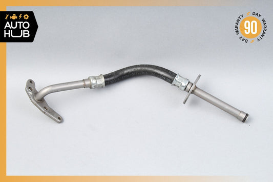 Mercedes W218 CLS550 E550 S550 CL550 Turbocharger Return Oil Line Left Side OEM - photo 1