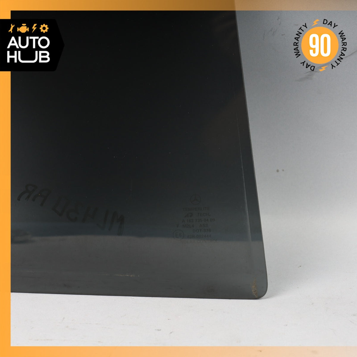 98-05 Mercedes W163 ML430 ML320 Rear Right Fixed Privacy Window Glass OEM - photo 4