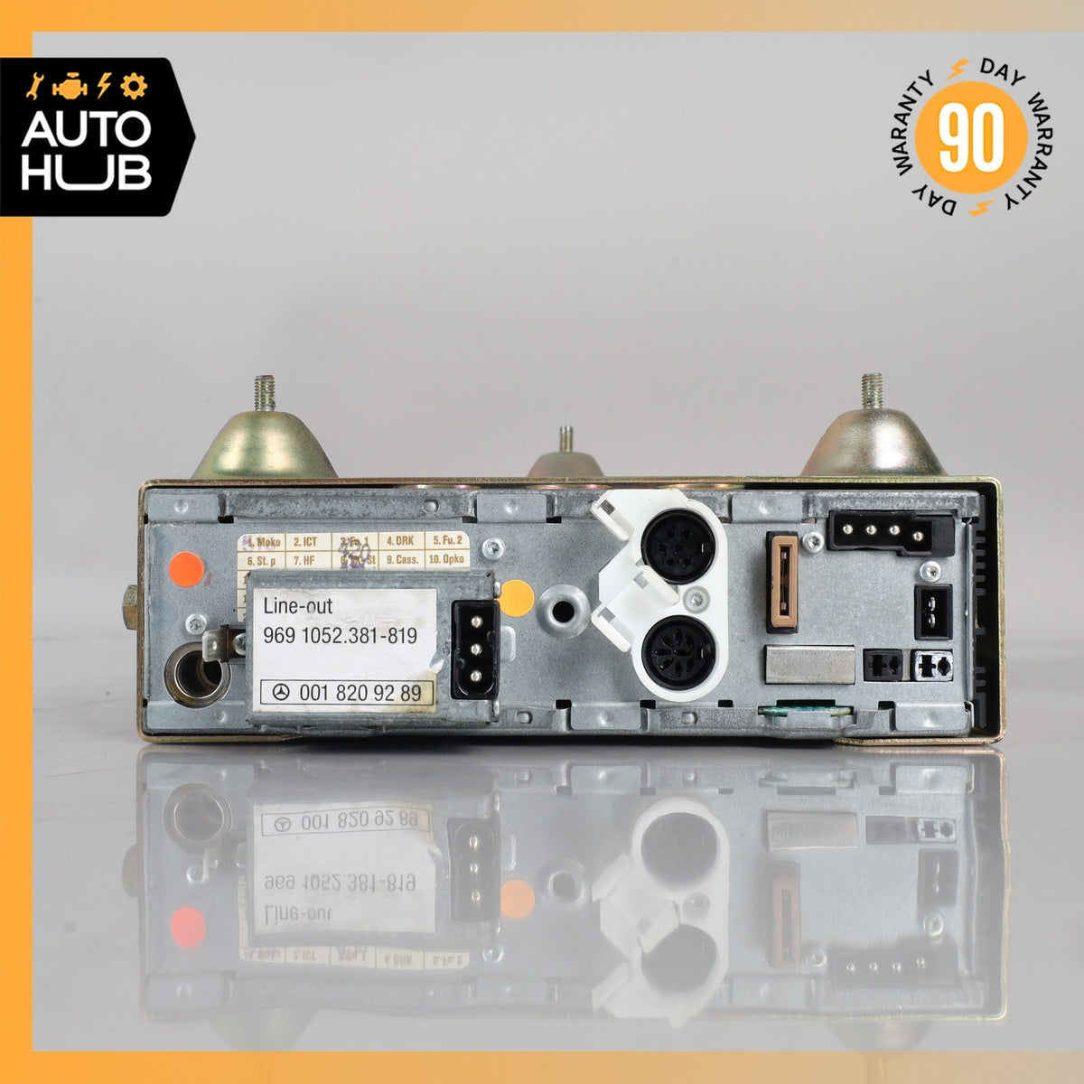 91-93 Mercedes W124 300E 500SL Radio Sound Audio Amplifier Amp 0018209689 OEM - photo 7