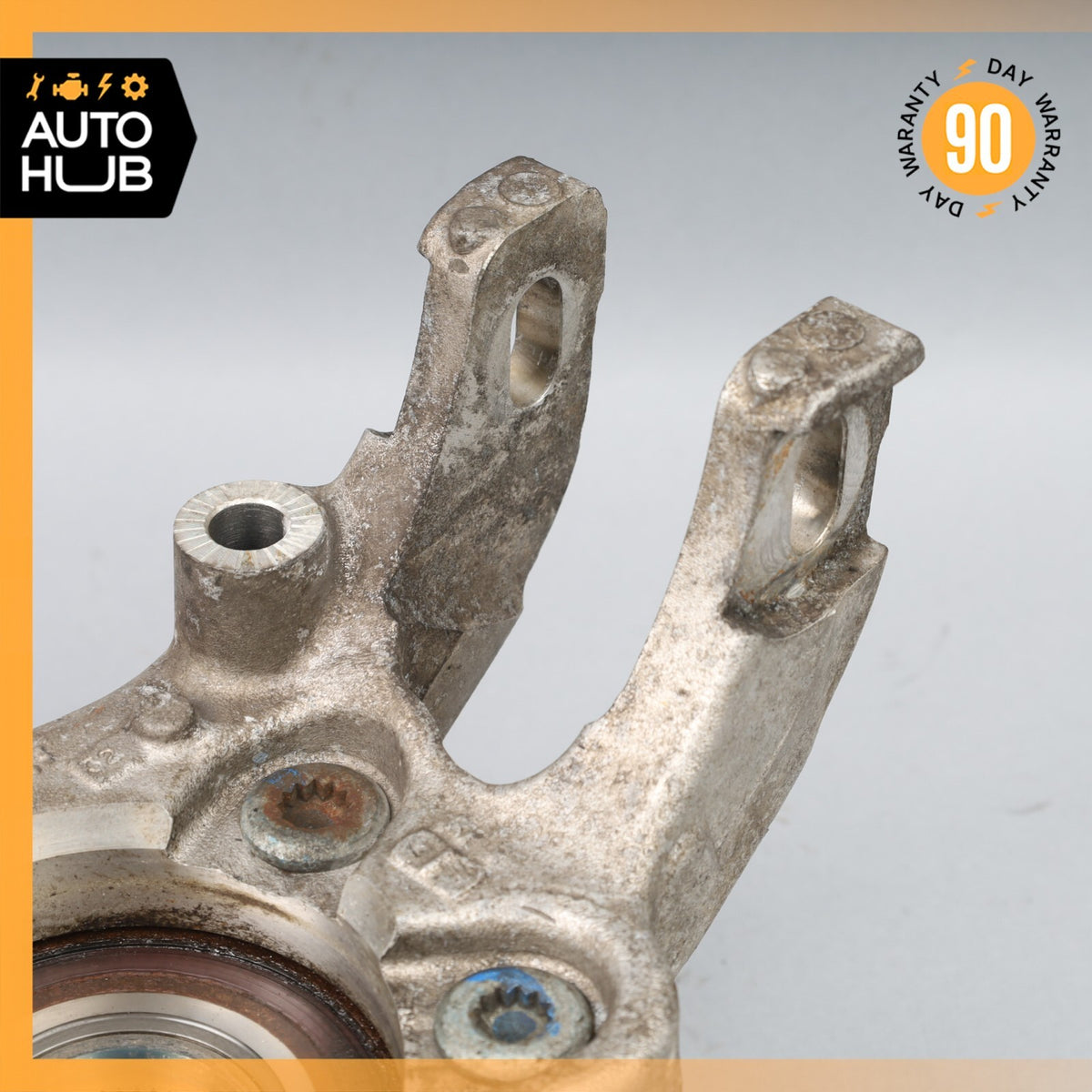 03-13 Bentley Continental Flying Spur Rear Left Side Spindle Knuckle Hub OEM 80k - photo 12