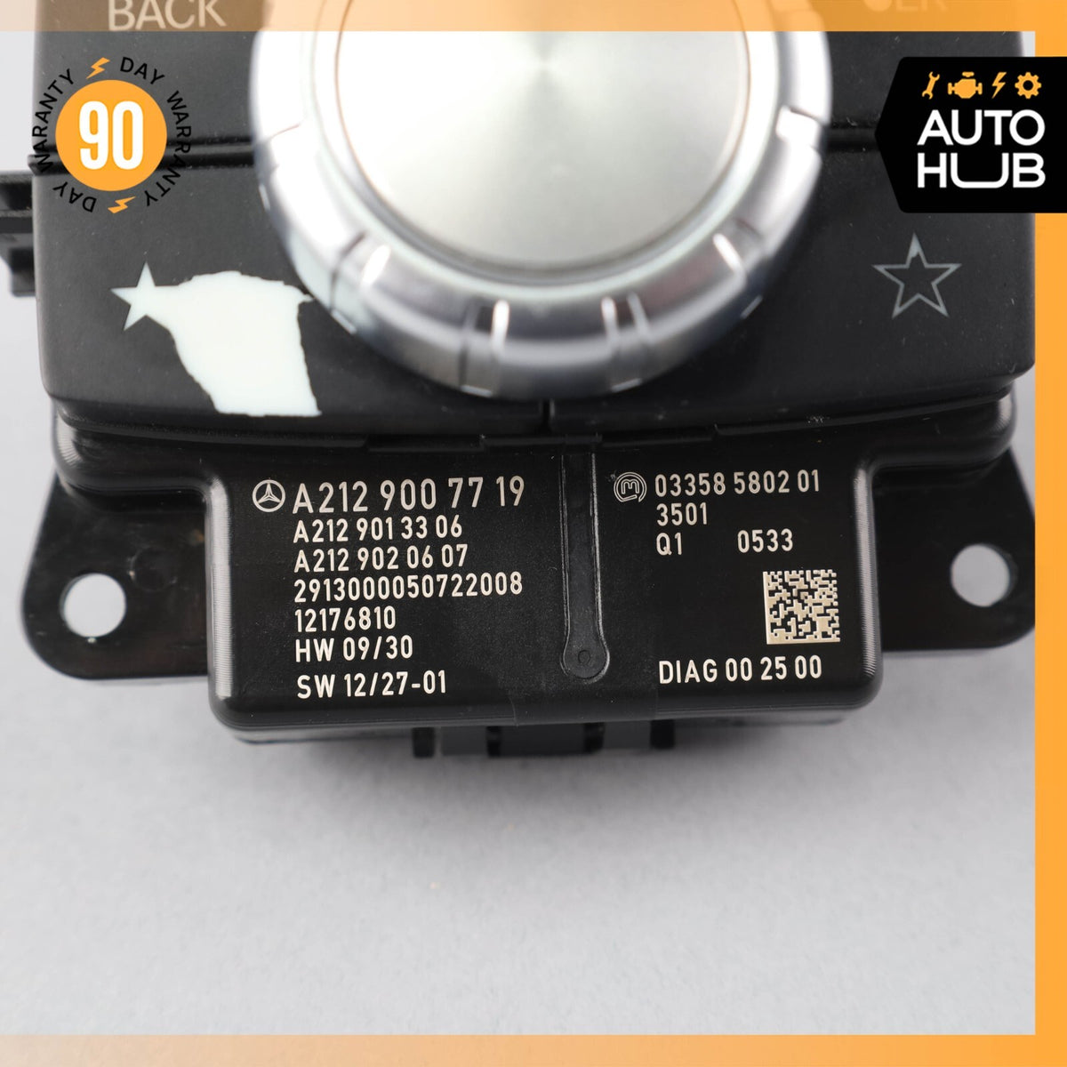 14-17 Mercedes W212 E250 E550 Console Head Unit Controller Knob Multi Switch OEM - photo 7