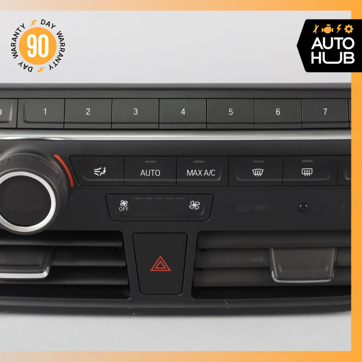 14-21 BMW i3 I01 Hybrid Dashboard A/C AC Climate Control Switch 9379125 OEM - photo 4