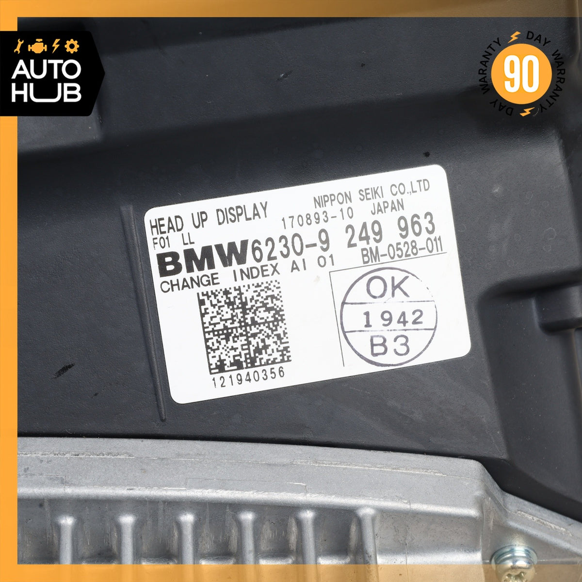 09-15 BMW F01 740i 750i Head Up Windscreen Display Projector Unit OEM - photo 6
