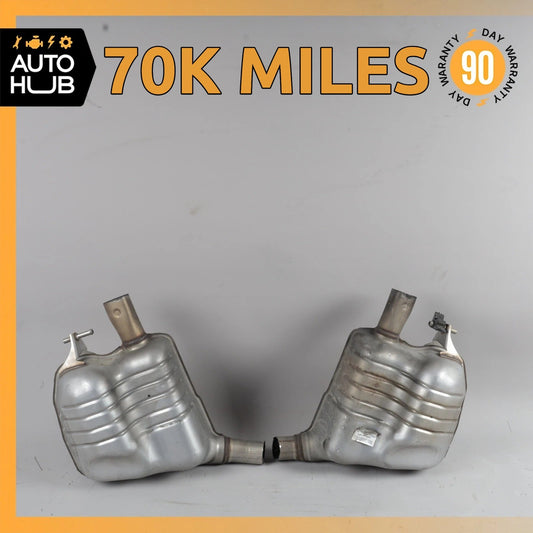 17-18 Mercedes W205 C300 M274 Exhaust Muffler Mufflers OEM 70k - photo 1