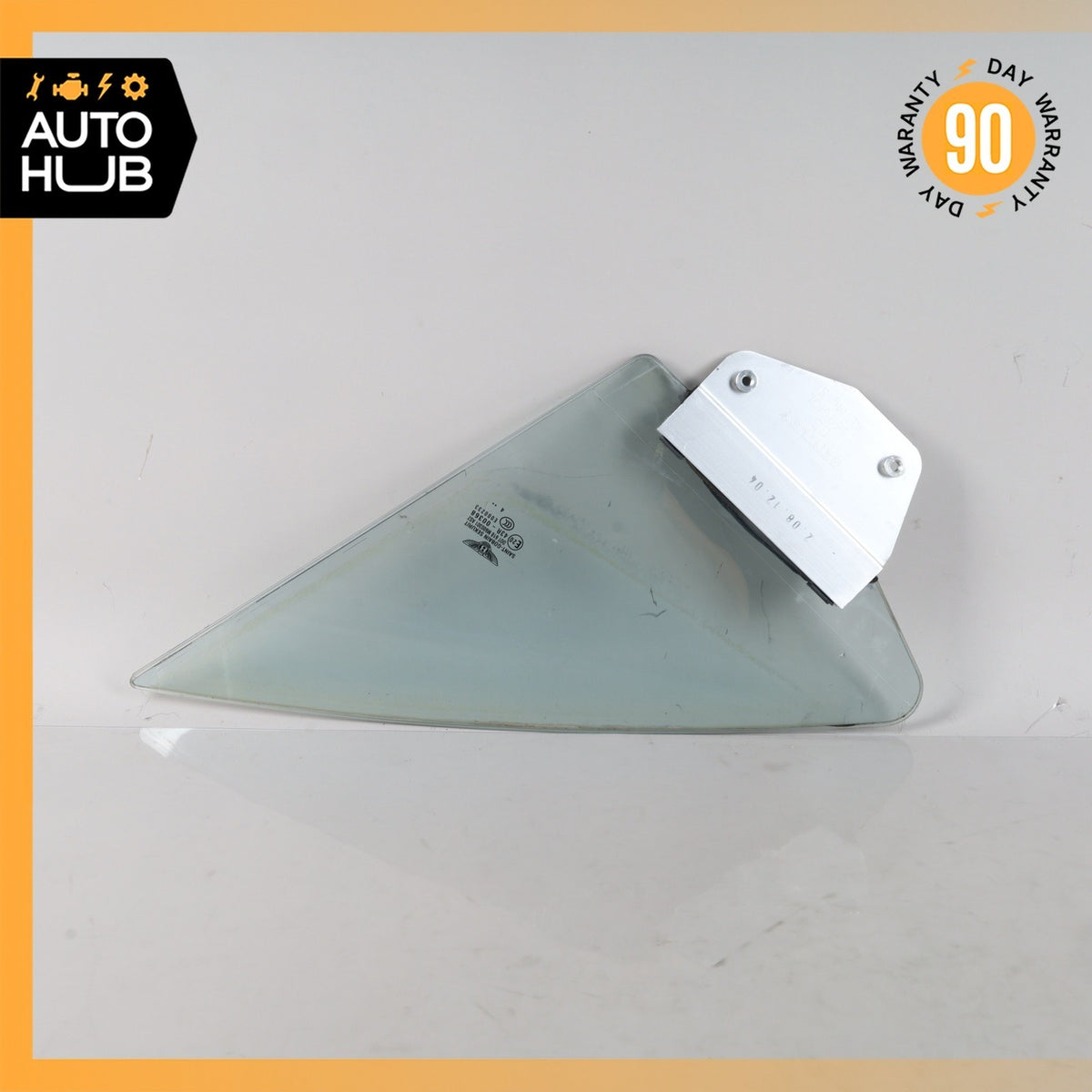 03-10 Bentley Continental GT Front Left Side Door Vent Window Glass OEM - photo 2