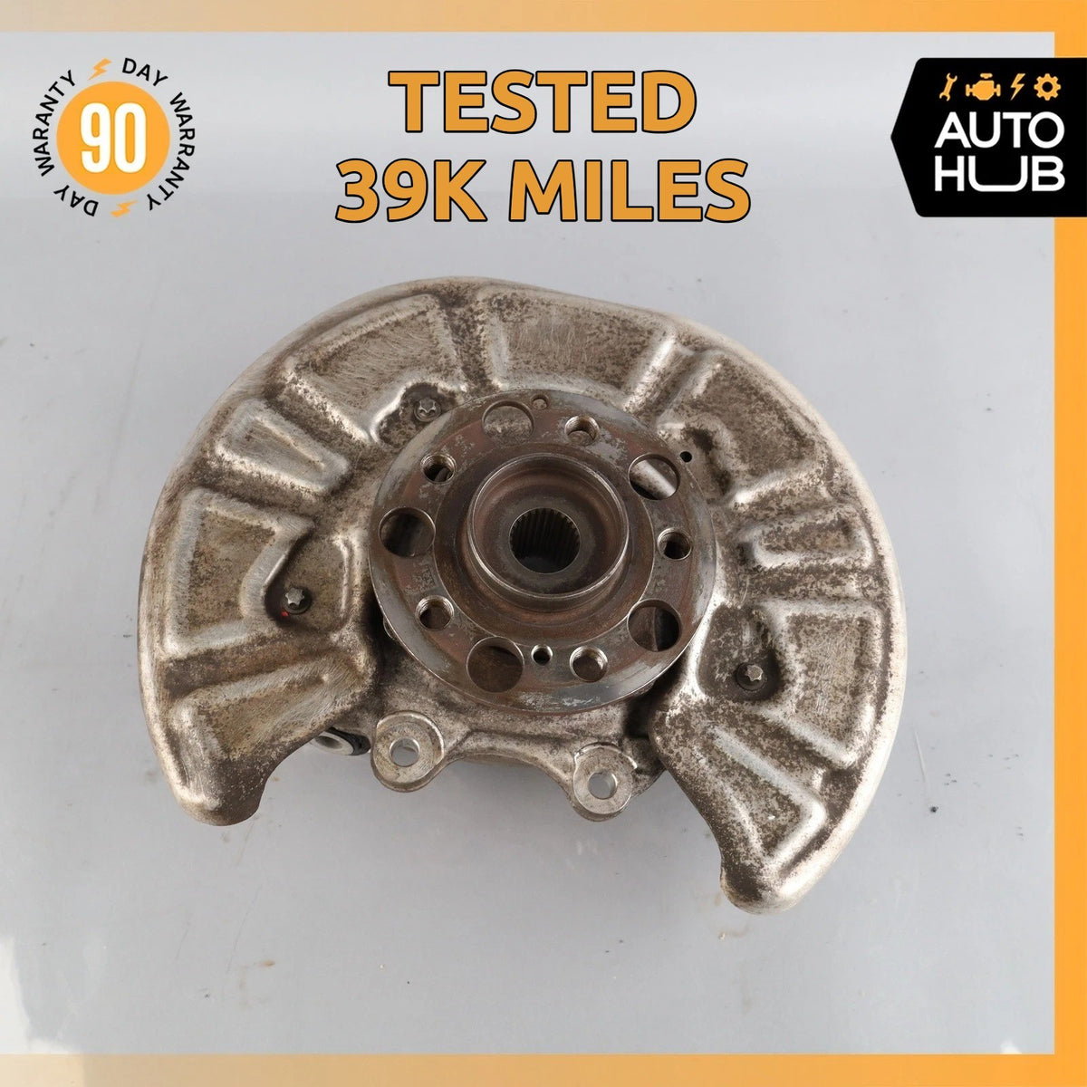 17-23 Mercedes W205 C63 AMG Rear Left Side Spindle Knuckle Hub OEM 39k - photo 1