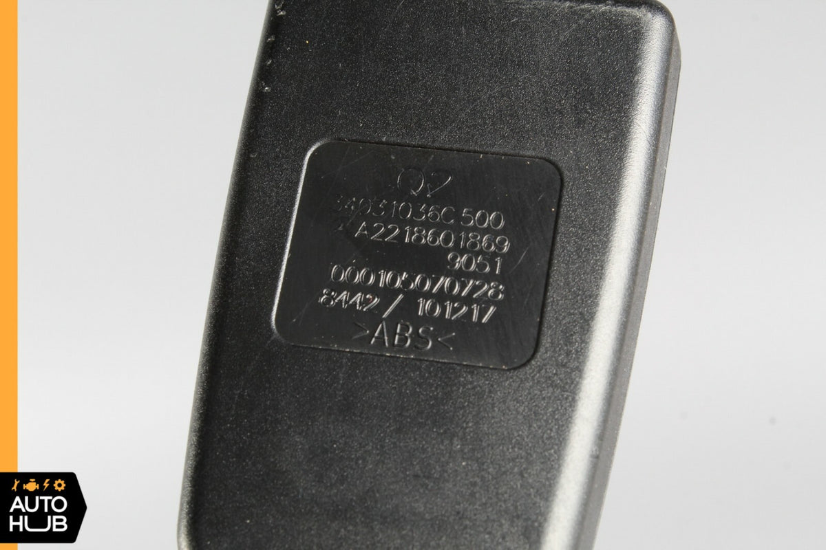 07-14 Mercedes W221 S550 CL550 Front Right Passenger Seat Belt Buckle Black OEM - photo 10