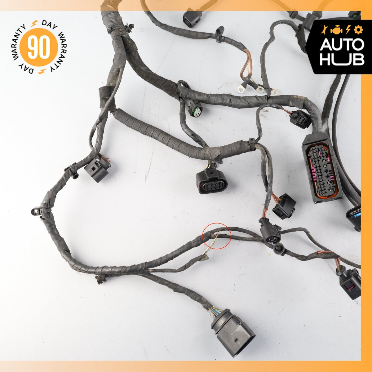 Bentley Continental Flying Spur Engine Motor Left Side Wiring Harness Cut 58k - photo 3