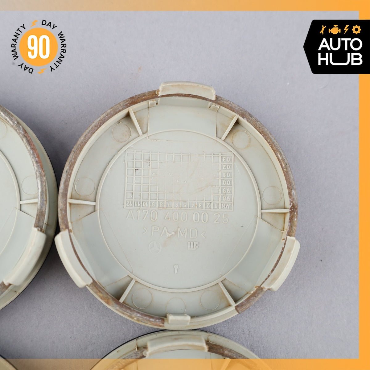 Mercedes R230 SL500 Wheel Center Cap Cover Set of 4 1704000025 OEM - photo 9