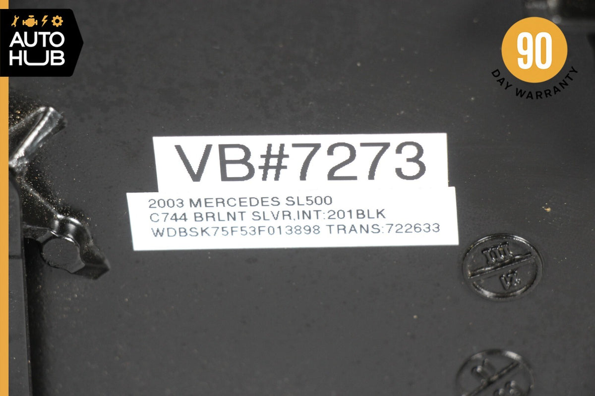 03-06 Mercedes R230 SL500 SL55 Convertible Retractable Rear Top Cover OEM 58k - photo 12