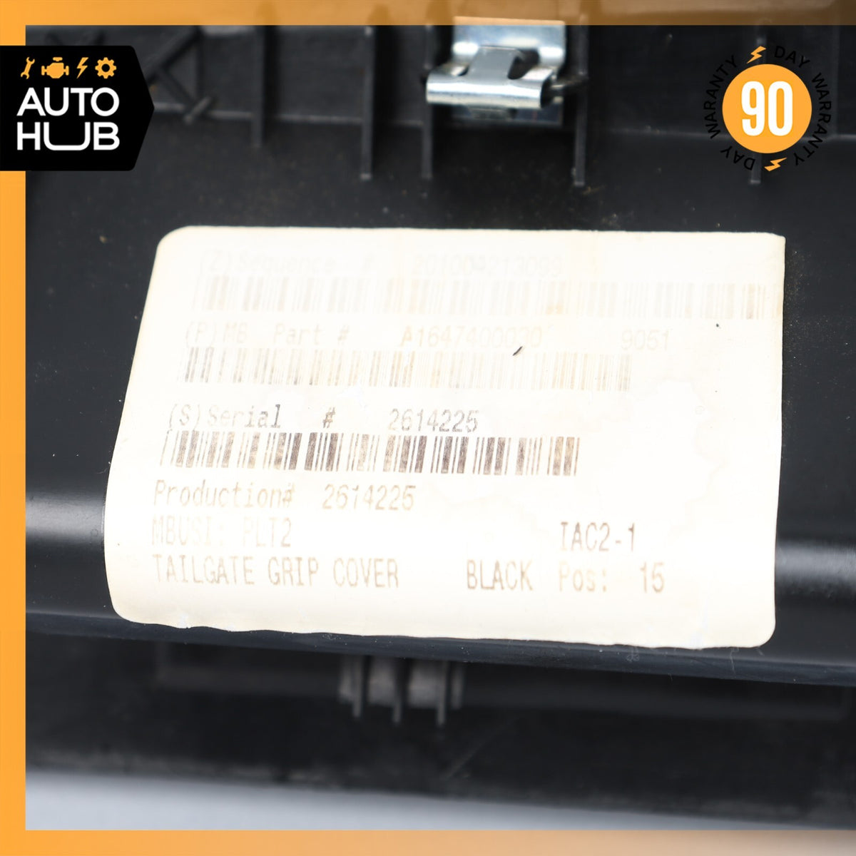 06-11 Mercedes W164 ML350 ML63 Trunk Tailgate Handle Lock Latch Cover Trim OEM - photo 13