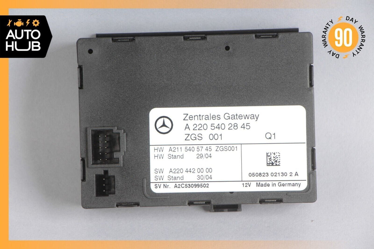 03-11 Mercedes R230 SL500 E550 Central Gateway Control Module 2205402845 OEM - photo 5