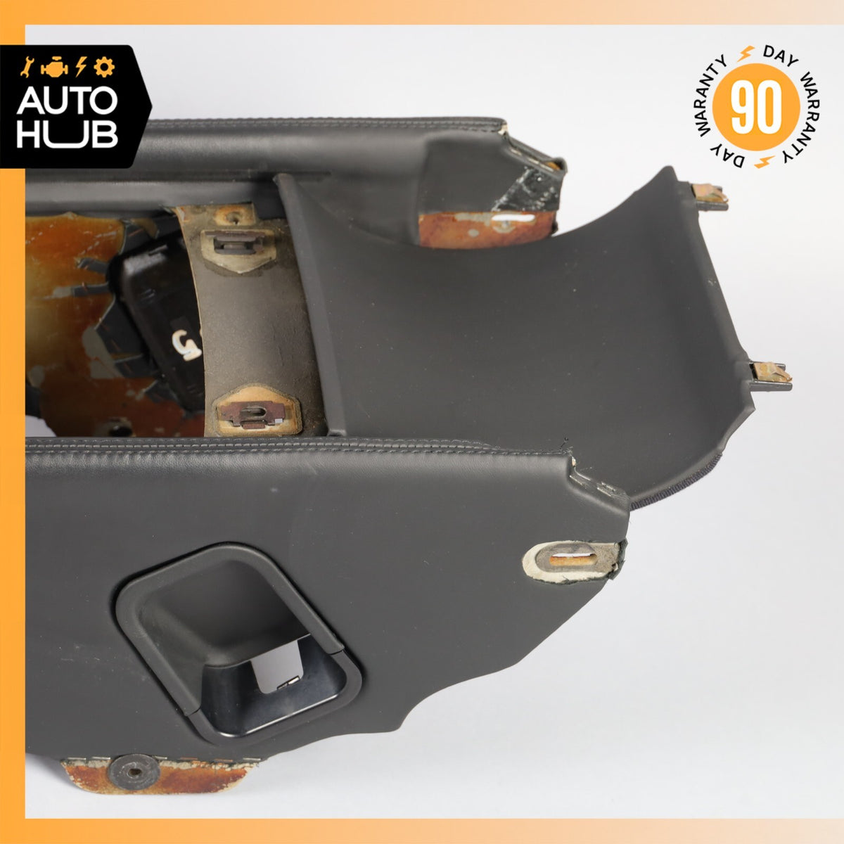 03-17 Bentley Continental GT Coupe Rear Center Console Armrest Storage Black OEM - photo 13