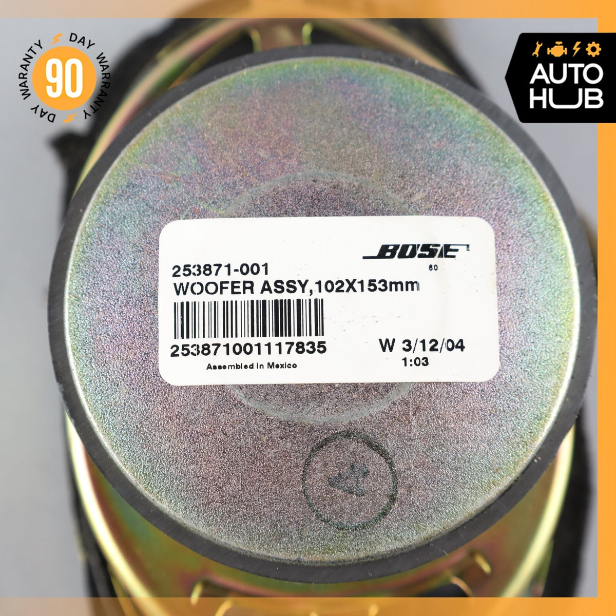 03-08 Mercedes R230 SL500 SL550 SL55 AMG Subwoofer Audio Radio Speaker BOSE OEM - photo 8