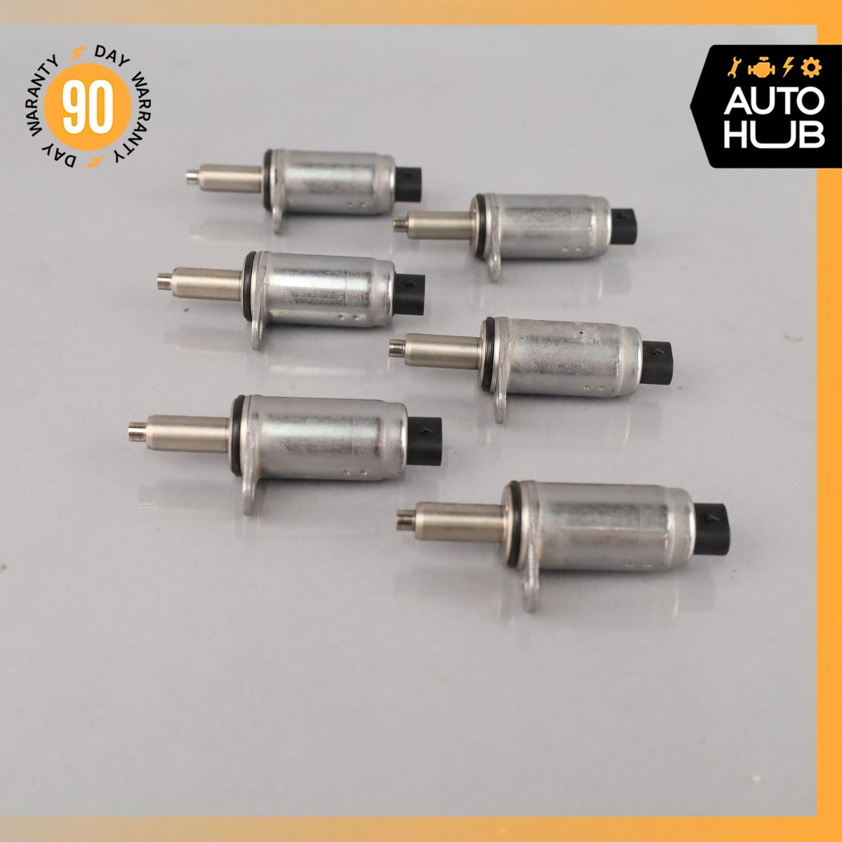 17-19 Audi 4M Q7 Engine Motor Camshaft Adjust Solenoid Set of 6 OEM 87k - photo 4
