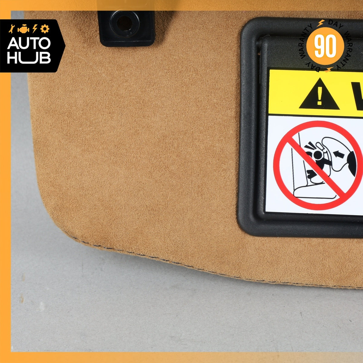 02-07 Maserati M138 4200 Coupe Right Side Sunvisor Sun Visor Suede OEM 31k - photo 4