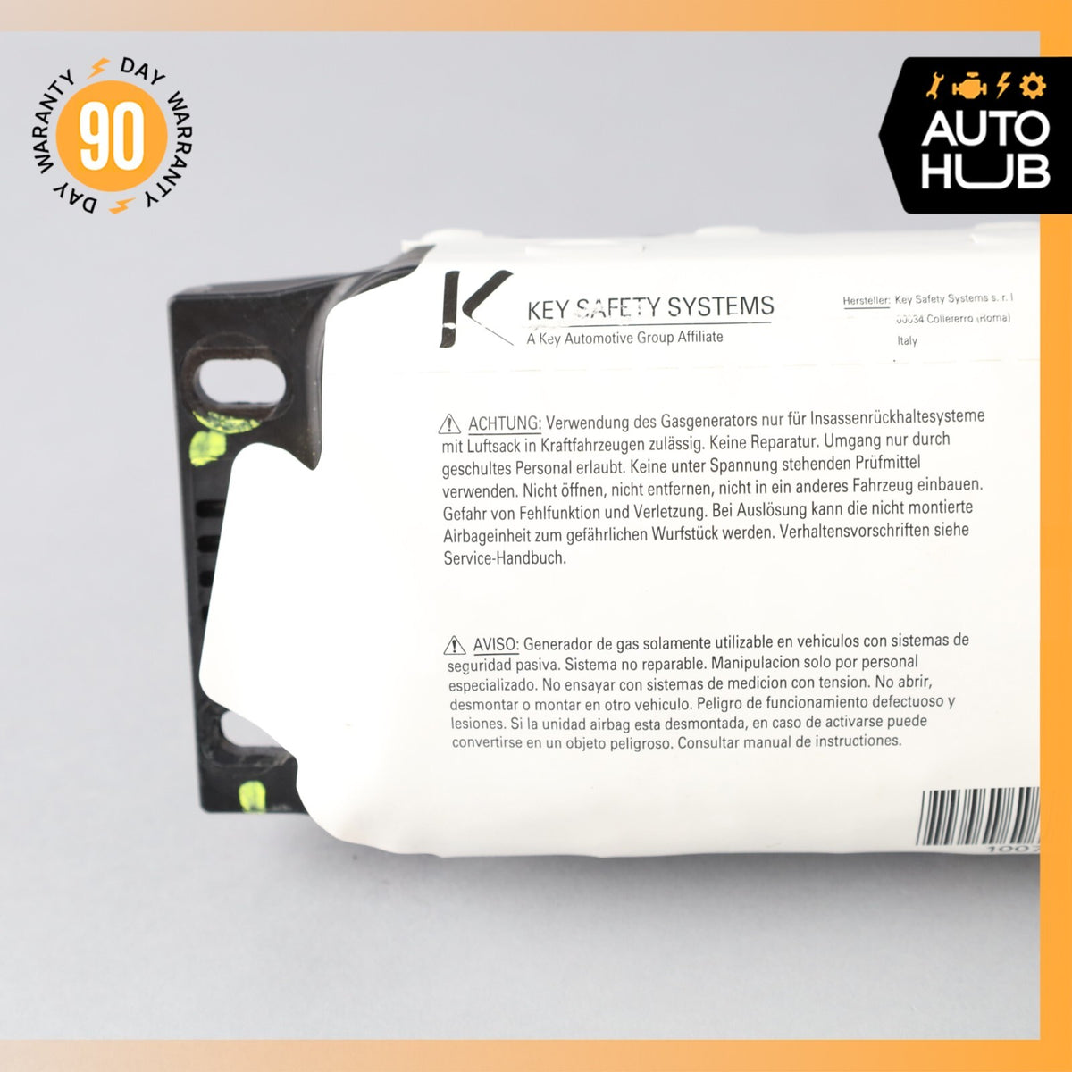 07-12 Bentley Continental GTC Flying Spur Passenger Dash Airbag Air Bag OEM - photo 3