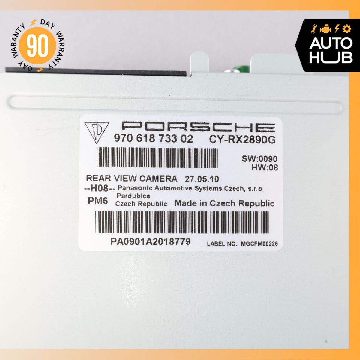 10-13 Porsche Panamera 970 Turbo Rear View Backup Camera Control Module OEM - photo 7