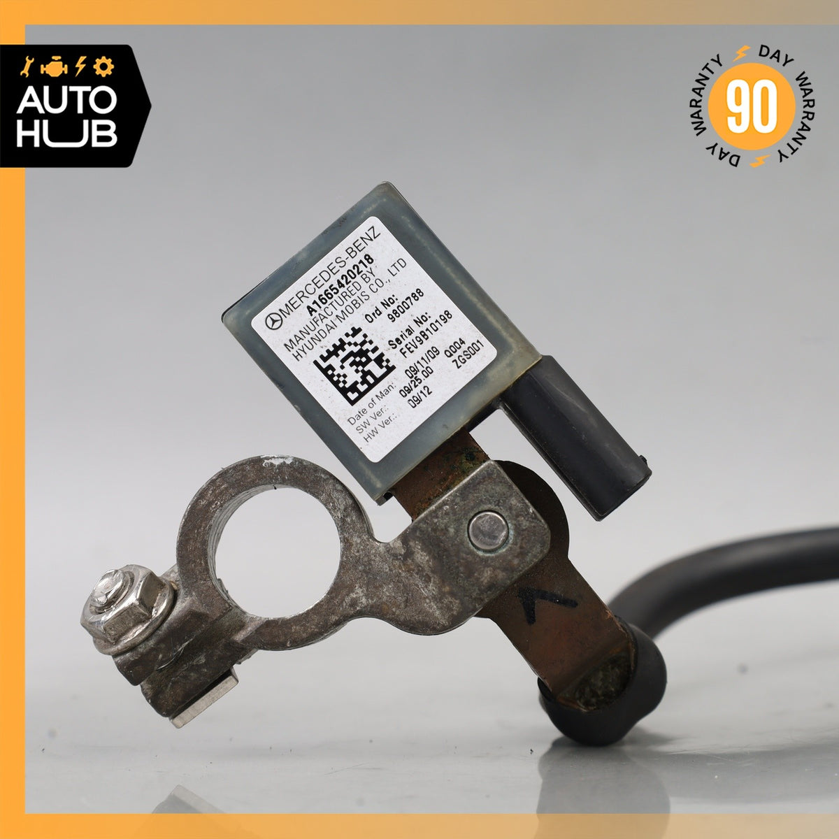 10-17 Mercedes W207 E550 E350 Negative Battery Ground Cable OEM - photo 4