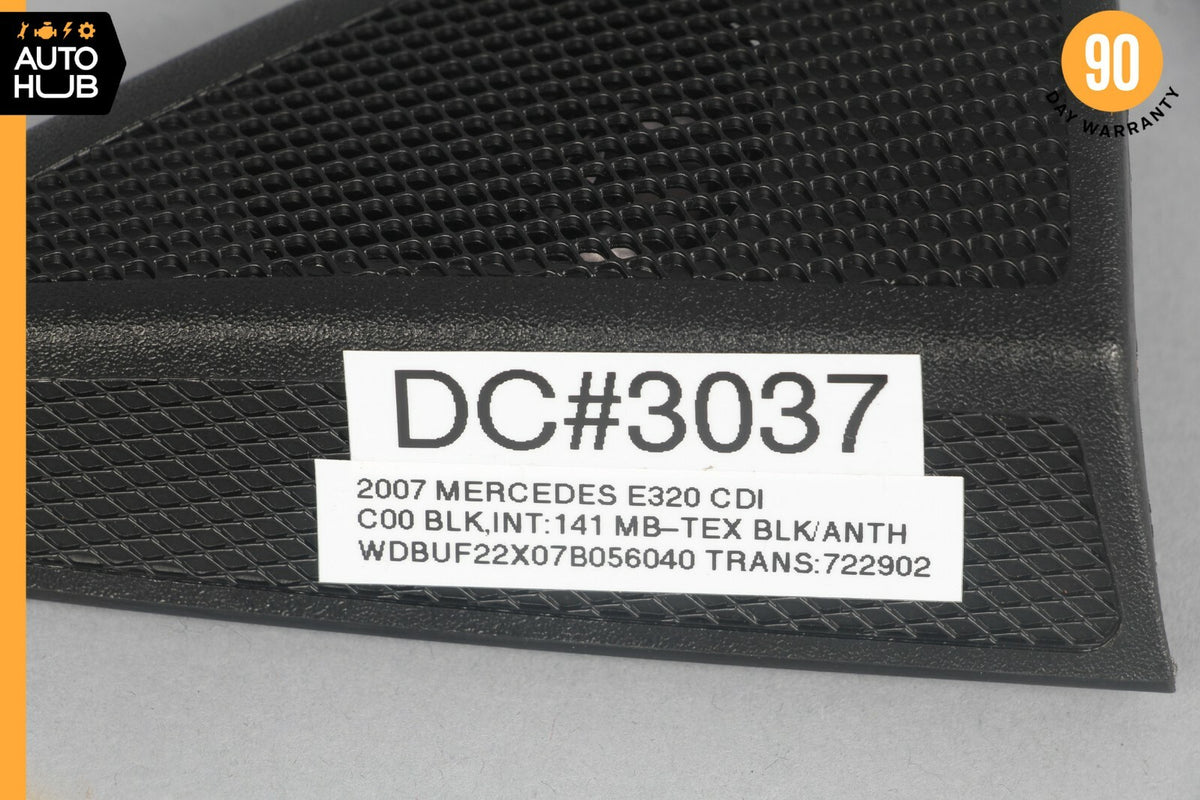 03-09 Mercedes W211 E320 E550 Tweeter Speaker Cover Left Driver Side Black OEM - photo 9