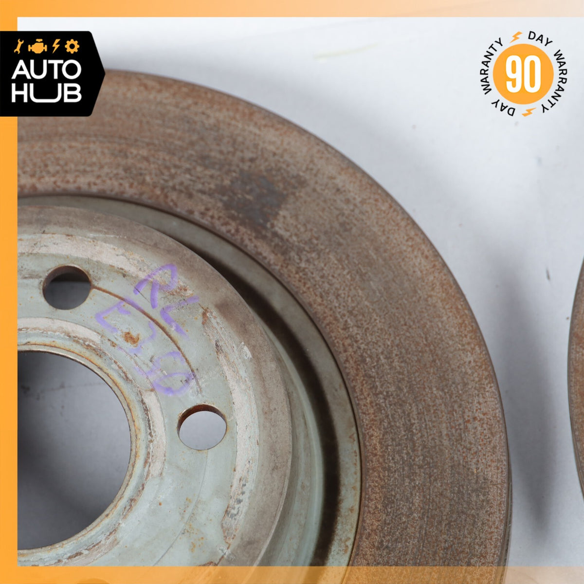 08-17 Mercedes W207 E350 E400 C350 Rear Brake Rotor Left and Right Set OEM - photo 3