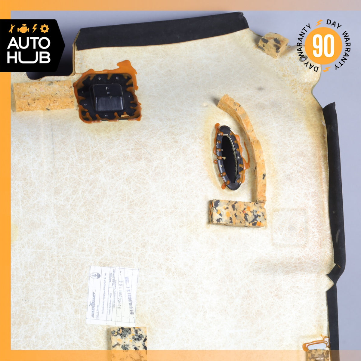 08-18 Maserati GranTurismo M145 Hardtop Headliner Cover Roof Trim Suede OEM 61k - photo 15