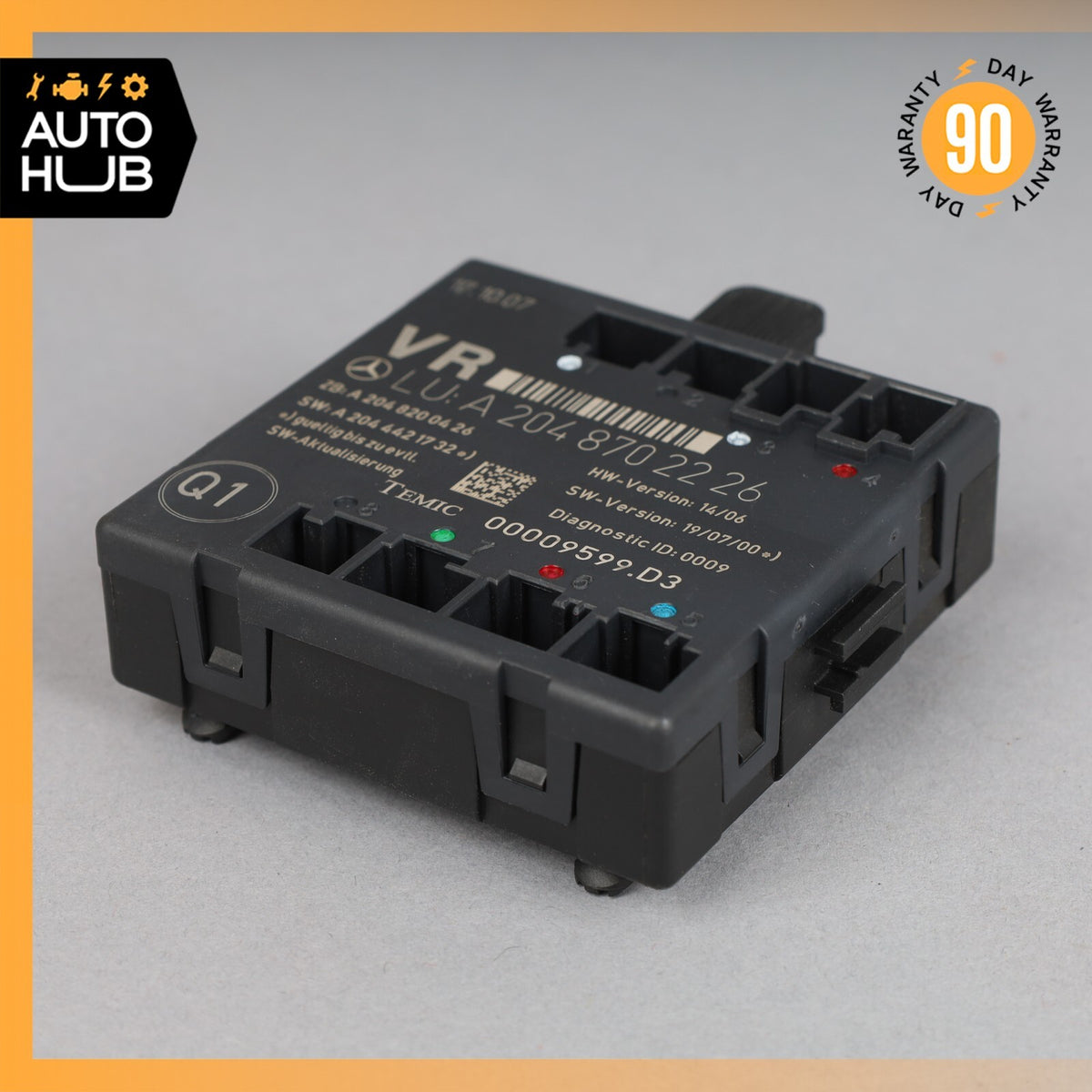08-18 Mercedes W204 C350 C250 E400 Front Right Side Door Control Module OEM - photo 1