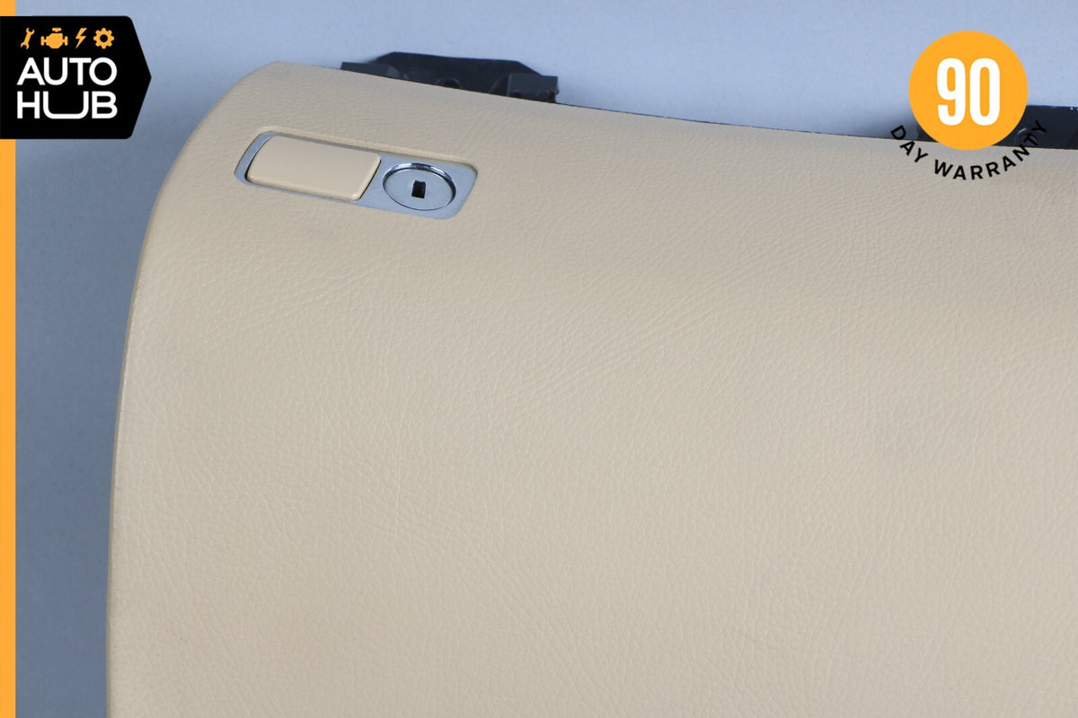 10-13 Mercedes W221 S400 S550 Dash Board Glove Box Compartment Beige OEM - photo 2
