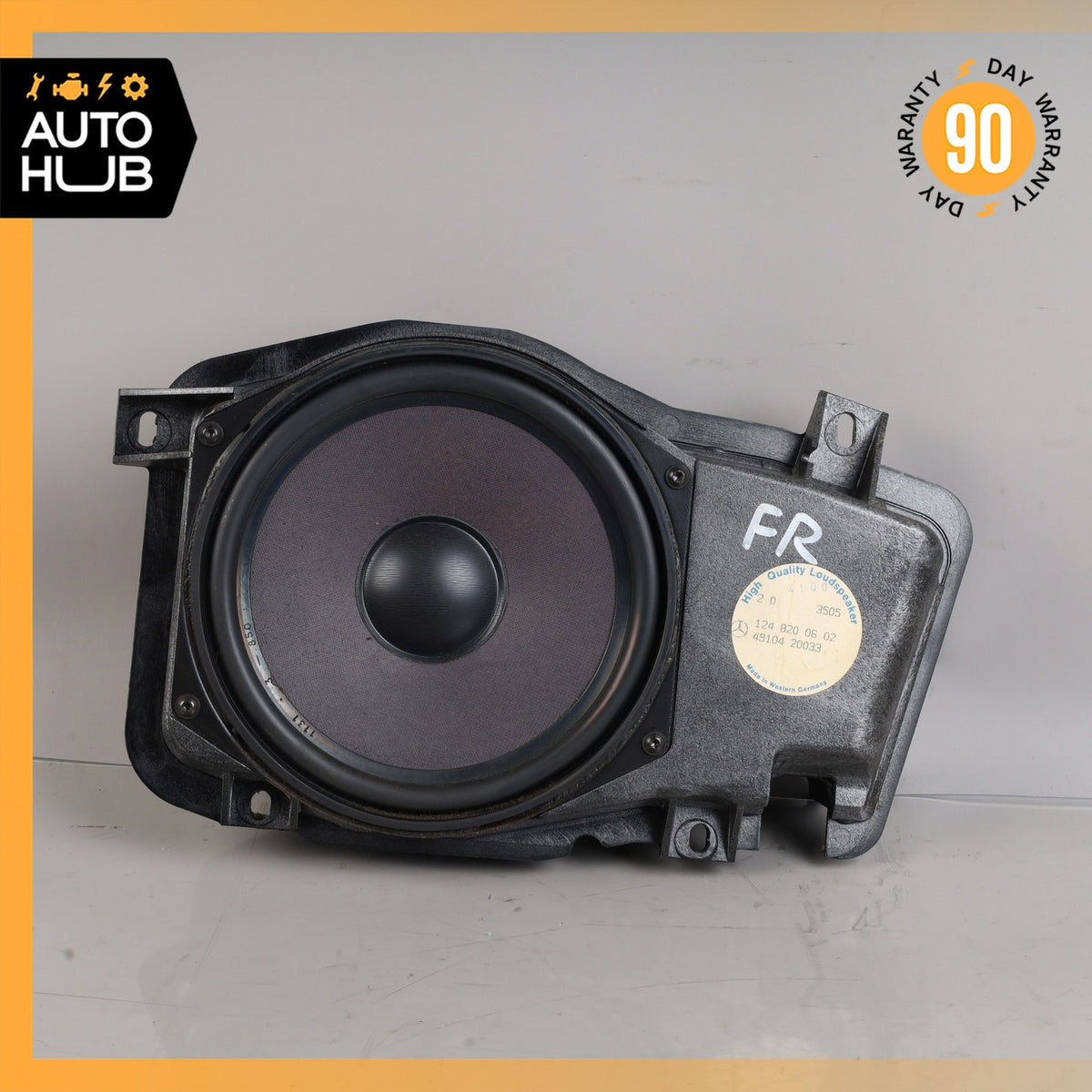 90-95 Mercedes W124 300E E320 Front Right Door Speaker OEM - photo 2