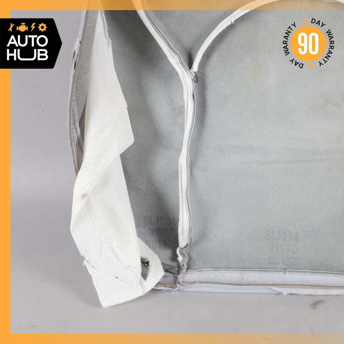 96-02 Mercedes R129 SL500 SL320 Left or Right Lower Bottom Seat Cushion Skin OEM - photo 11