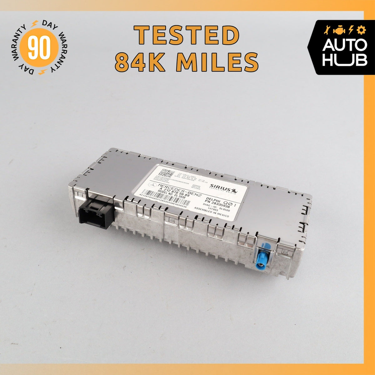 Mercedes W166 ML350 GL550 C300 Sirius Satellite Radio Receiver 2128705689 OEM - photo 1